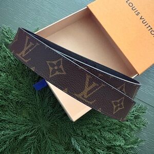 Louis Vuitton Reversible Black/Monogram Belt